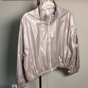 All in Motion Women's Metallic Bomber Active Jacket